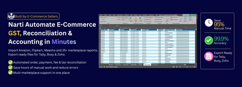 narti e commerce gst automation